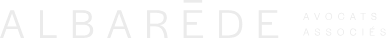 Albarède Avocats Associés Logo Blanc